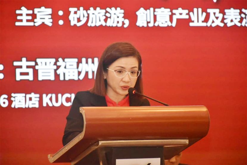 马福总会妇女组总主任黄雪莉。