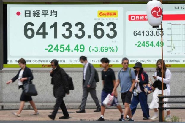 美股与中东情势影响，亚股早盘大跌，油价走高。