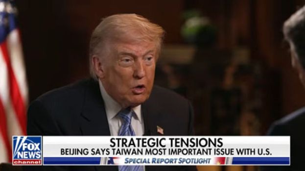 特朗普指出，台湾是中国国家主席习近平最关切的核心问题。