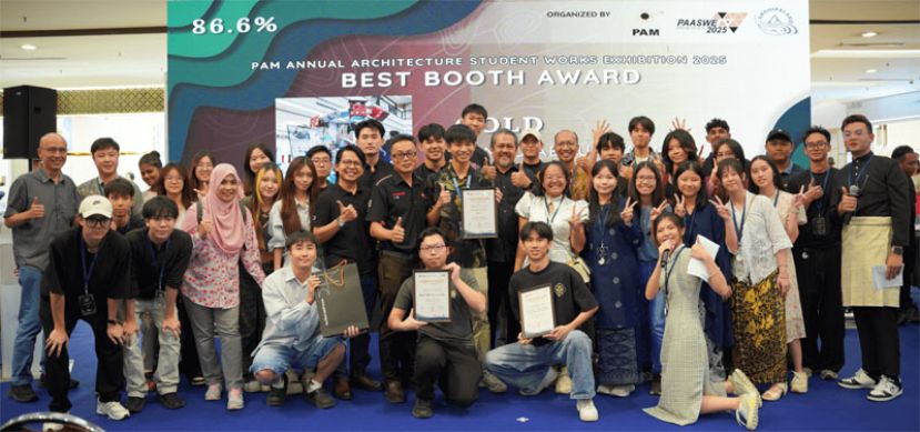 参展PAASWE荣获三大奖  拉曼理工建筑系学生表现亮眼