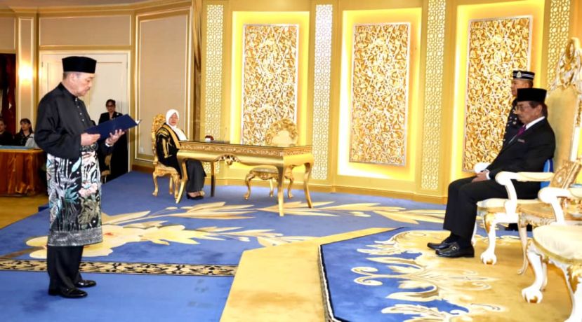 哈芝芝诺今凌晨宣誓就任沙巴首长