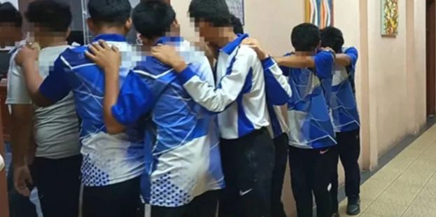 沙巴教育局配合警方采取行动 调查斗湖几名学生在校外打斗的事件