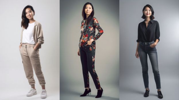 AI生成的新加坡、中国、香港正妹。