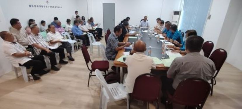 砂拉越津贴华小董事会联合总会第17届第二次会员代表大会在进行时影。