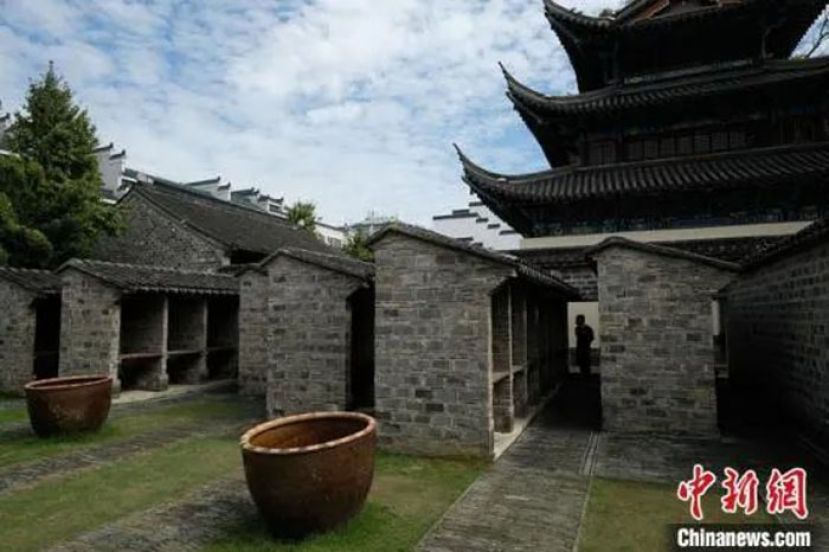 南京中国科举博物馆的古代考生考舍。