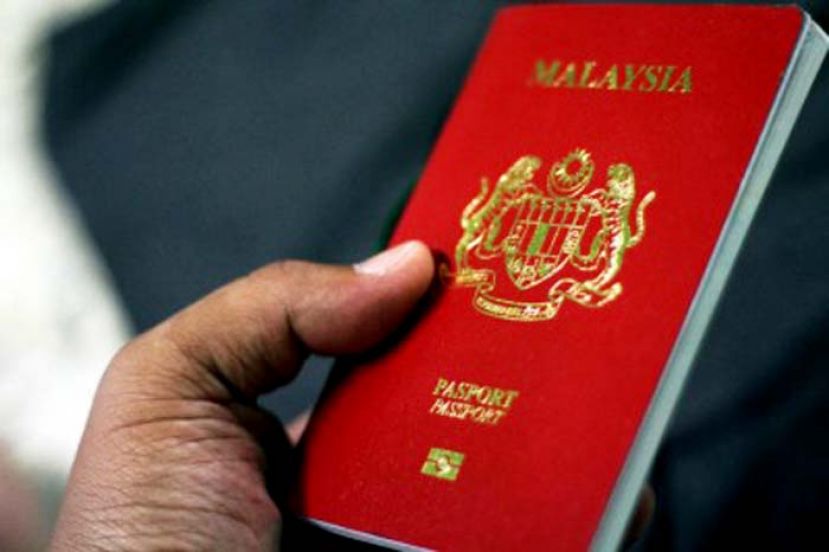 图：大马护照在亚洲国家排行第四强。