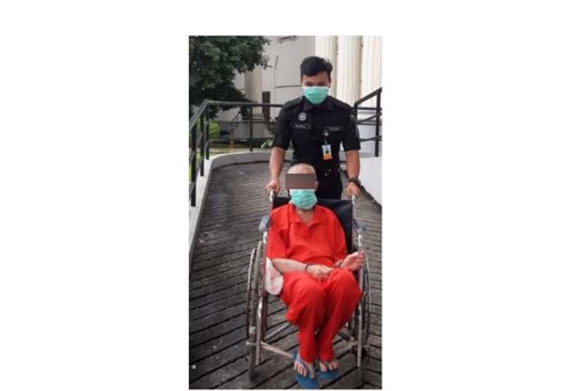 性侵孙女被判坐牢70年和鞭笞20下的老韩等不及上诉开庭而病逝（档案图片）。