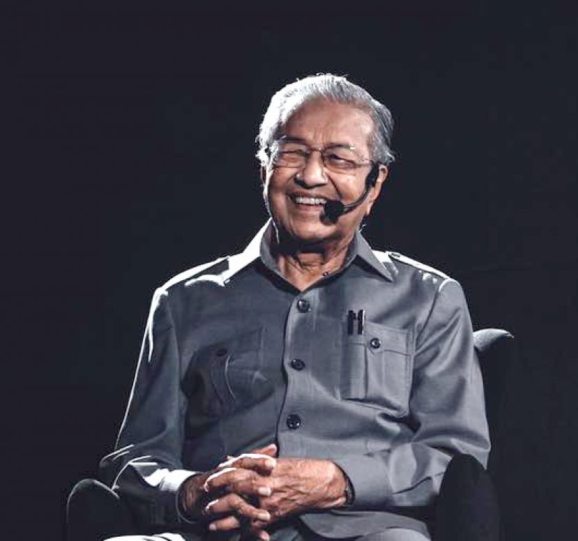 前首相敦马哈迪。