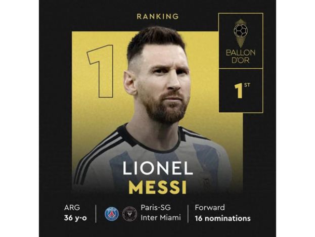 梅西收获第八座金球奖　用传奇续写传奇