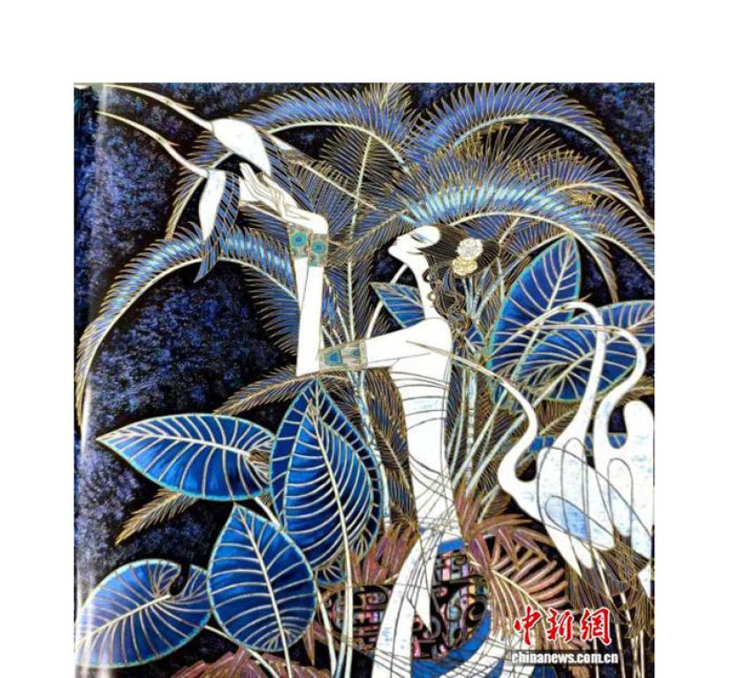 美籍华人艺术家丁绍光作品。
