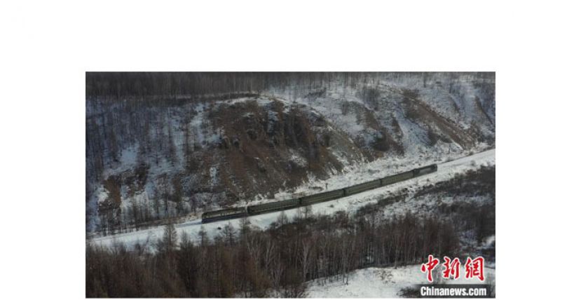 地处大兴安岭的博林铁路。