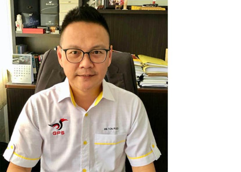  砂人联青总团秘书长符祥威。