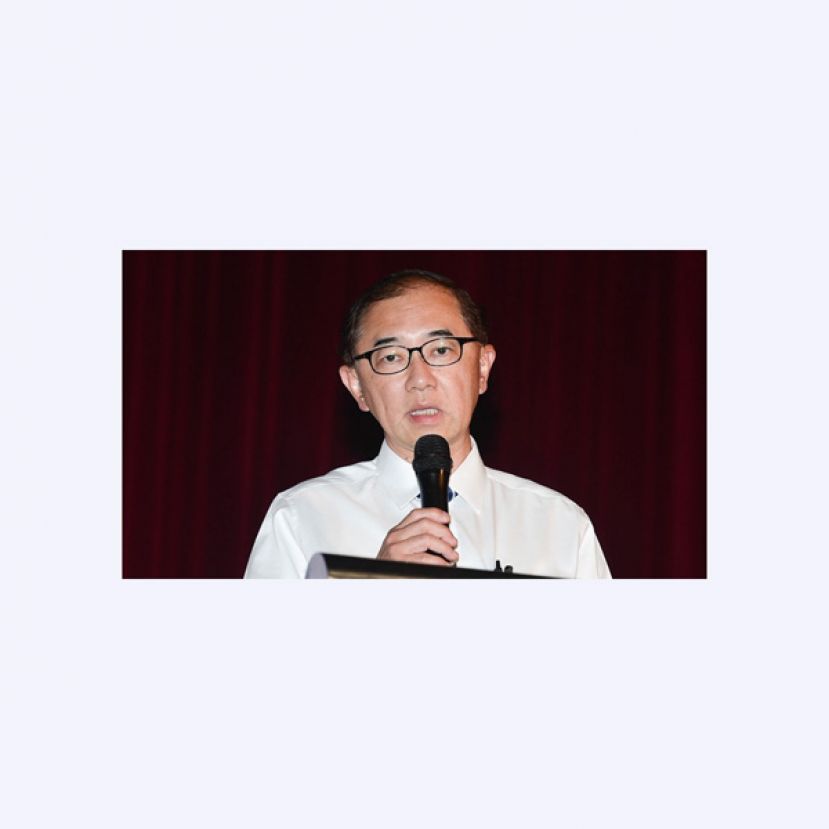 教育部副部长拿督马汉顺。