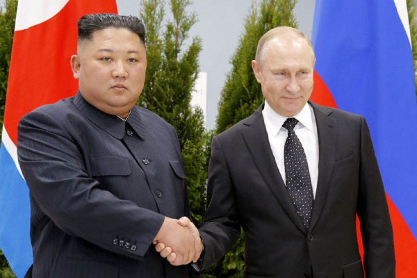 金正恩在回覆信件时表示，永远支持普京的任何决定。