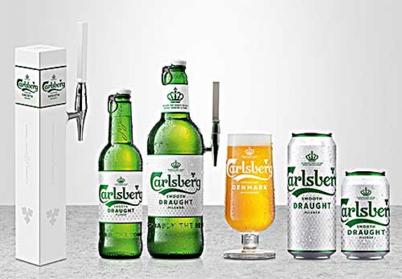 Carlsberg 顺啤亮相“形象焕然一新，口味顺滑依旧” 崭新包装,如今生啤也登场了，带来更好的饮酒体验。