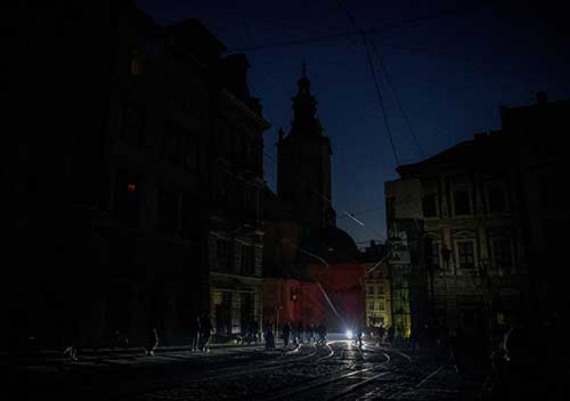 ●乌克兰西部城市利维夫大停电。