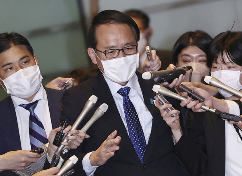 日本法务大臣叶梨康弘因为失言遭到撤换。