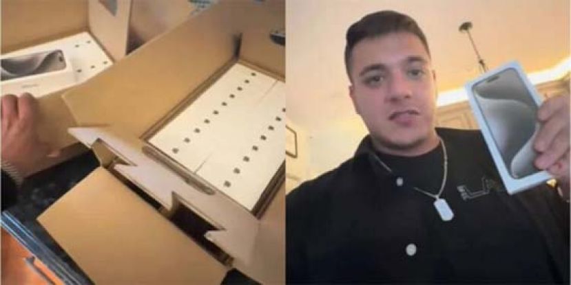 男订4部iPhone遇误寄，收60部价值45万。