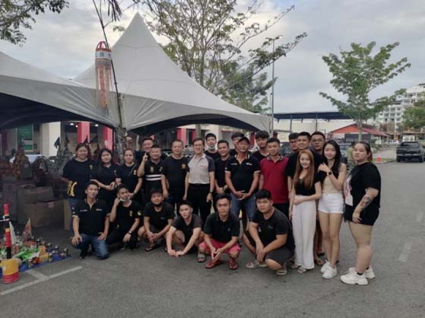 温氏显德堂三教法坛办盂兰胜会　邀薛华东任主宾与善信民俗祭拜