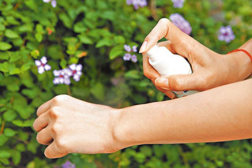 挑防蚊液 含DEET成分效果较持久