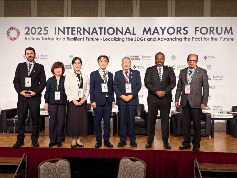 市长黄鸿圣在联合国国际市长论坛阐述砂拉越循环经济愿景