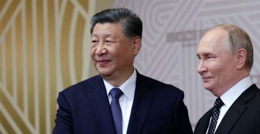 【金砖峰会】习近平喀山晤普京     称中俄探索出&ldquo;三不&rdquo;相处之道