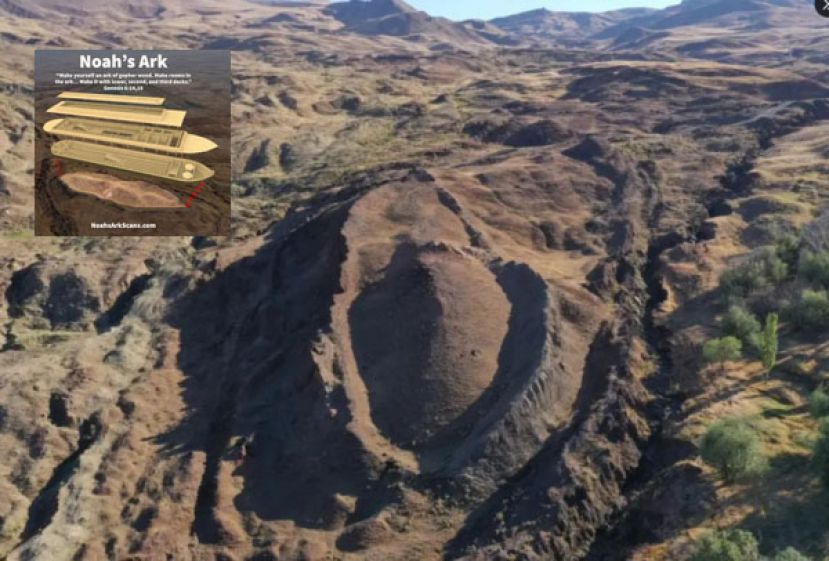 土耳其亚拉拉特山上发现疑似诺亚方舟的遗迹。