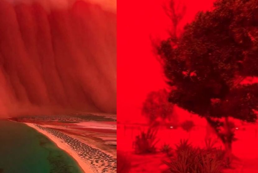 澳洲血红天空异象吓坏游客　专家揭真相