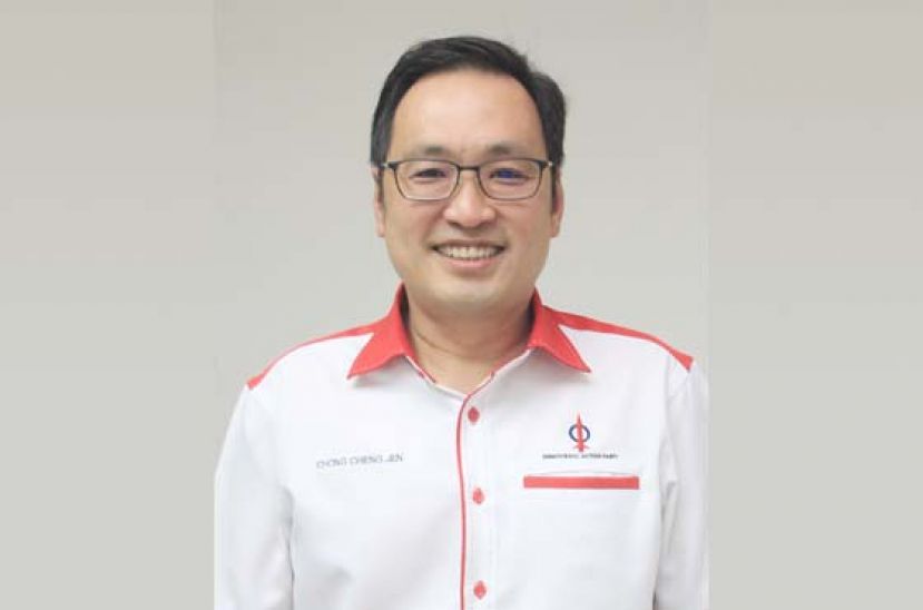 砂民主行动党主席张健仁。