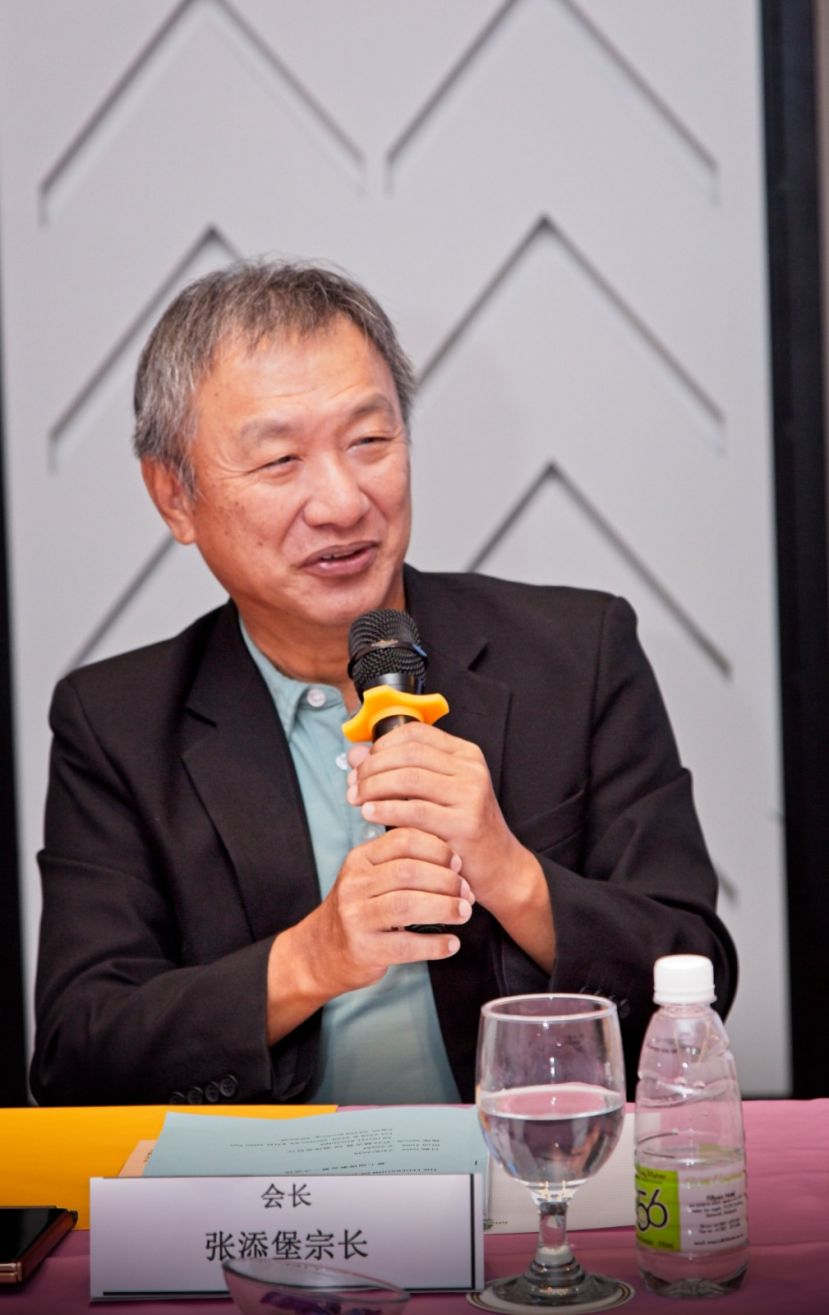 晋汉连省张氏公会会长张添堡。