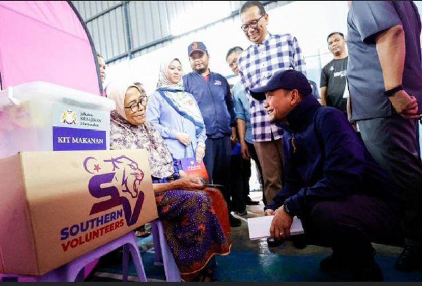 柔佛每户灾黎提供300令吉援助金