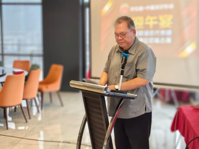 砂拉越&mdash;中国友好协会常务副会长拿督黄国辉。