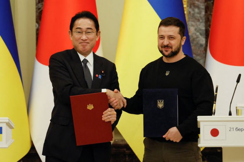 岸田文雄访问乌克兰，事前已知会俄罗斯。