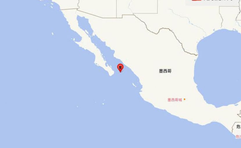 加利福尼亚湾发生6.4级地震