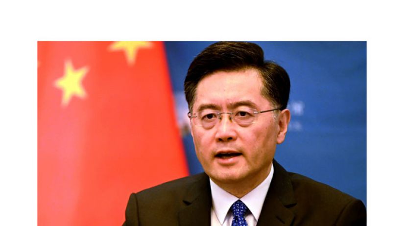 中国外交部长秦刚。