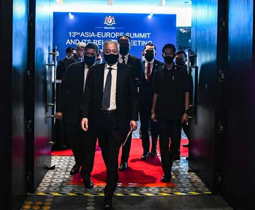 ●首相依斯迈沙比里准备出席第13届亚欧会议线上会议。(图片取自首相脸书)