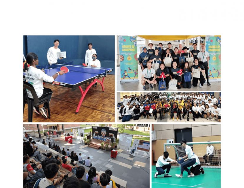 和法国驻马大使馆合作，让拉曼理工的大学生有机会参与有趣的体育与科学相关活动。