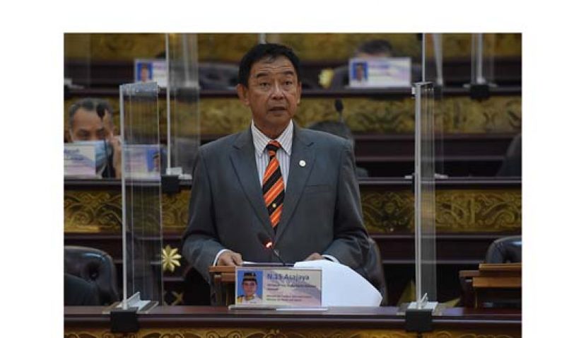 砂旅游、艺术、文化、青年与体育部部长拿督阿都卡林韩沙。