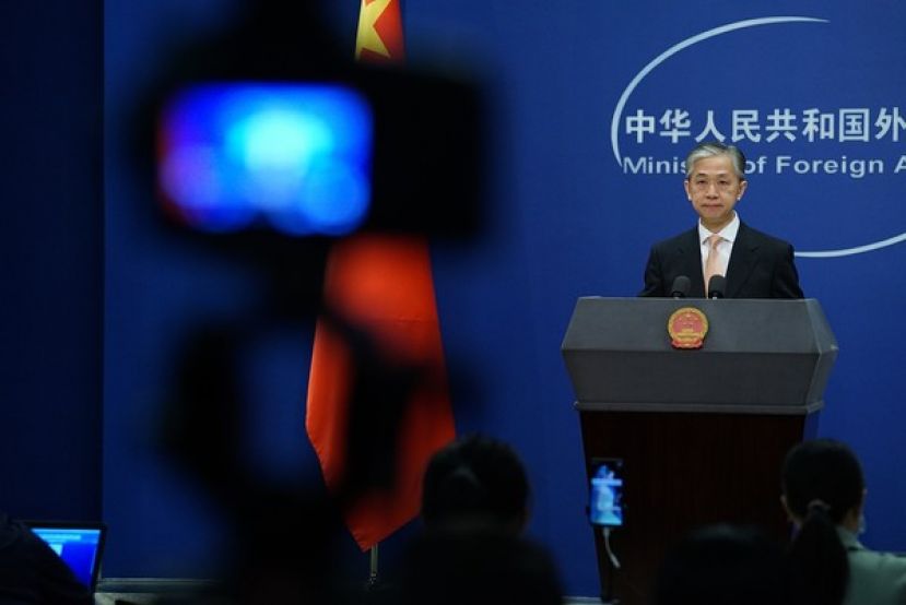 中国外交部发言人汪文斌。