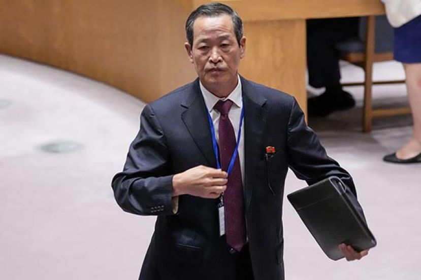 ▲朝鲜驻联合国代表金成。