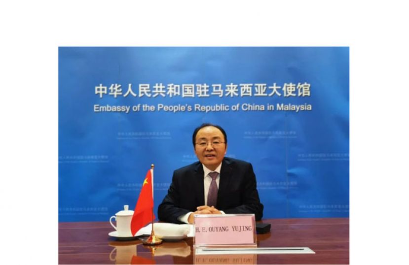 中国驻马大使欧阳玉靖。