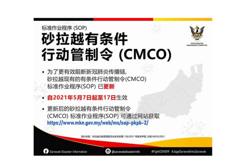 砂拉越落实加强版标准作业程序。