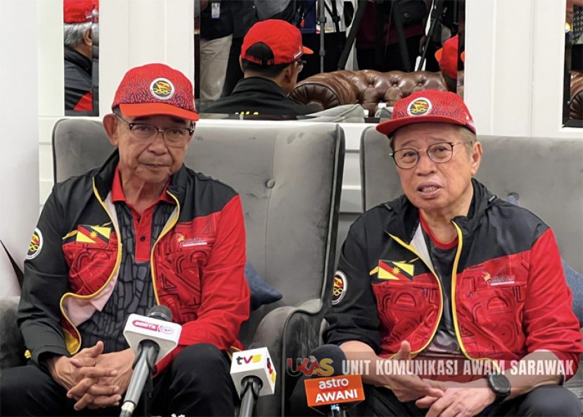 柏特拉再也地区 砂拉越政府的新行政大楼兴建中