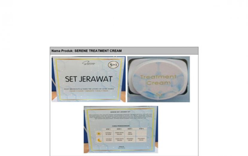 卫生部下令6款含有水银违禁成分的美容产品下架 不准在国内出售