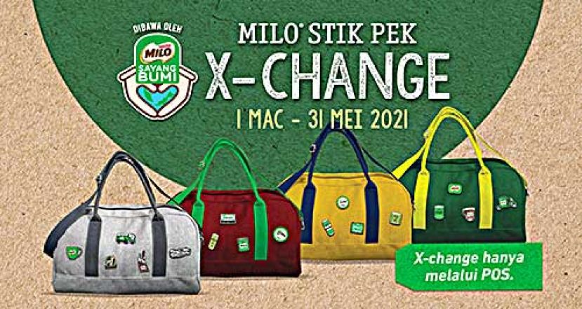 MILO Stik Pek X-Change：避免MILO条状包装袋弃置堆填區，同时帮助当地社群