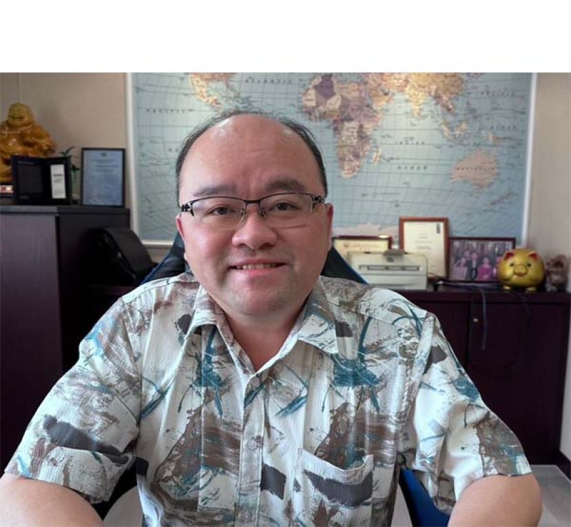 古晋巴达旺福州公会主席兼古晋新邦迪卡区民众联谊会会长甲必丹拿督刘思乐。