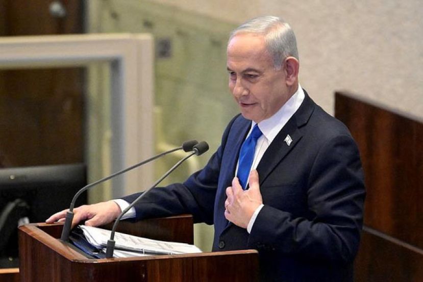 以色列总理内坦尼亚胡。