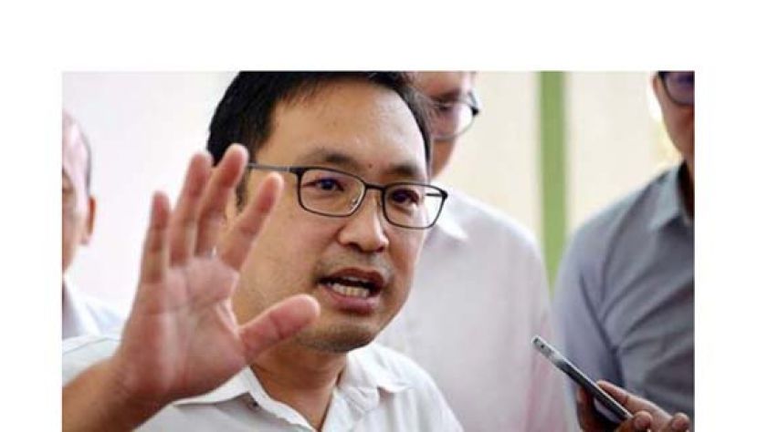 砂行动党主席张健仁。