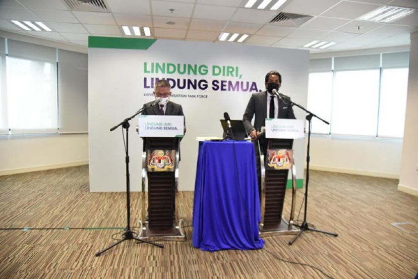 凯里周一与卫生部长拿督斯里阿汉巴巴召开新冠疫苗每周进展汇报会。