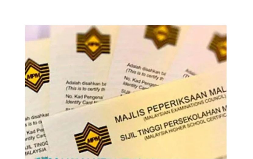 2024年STPM考试成绩放榜　总平均积分2.85创历来最佳